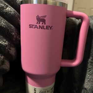 Stanley Pink Travel Tumbler with Handle